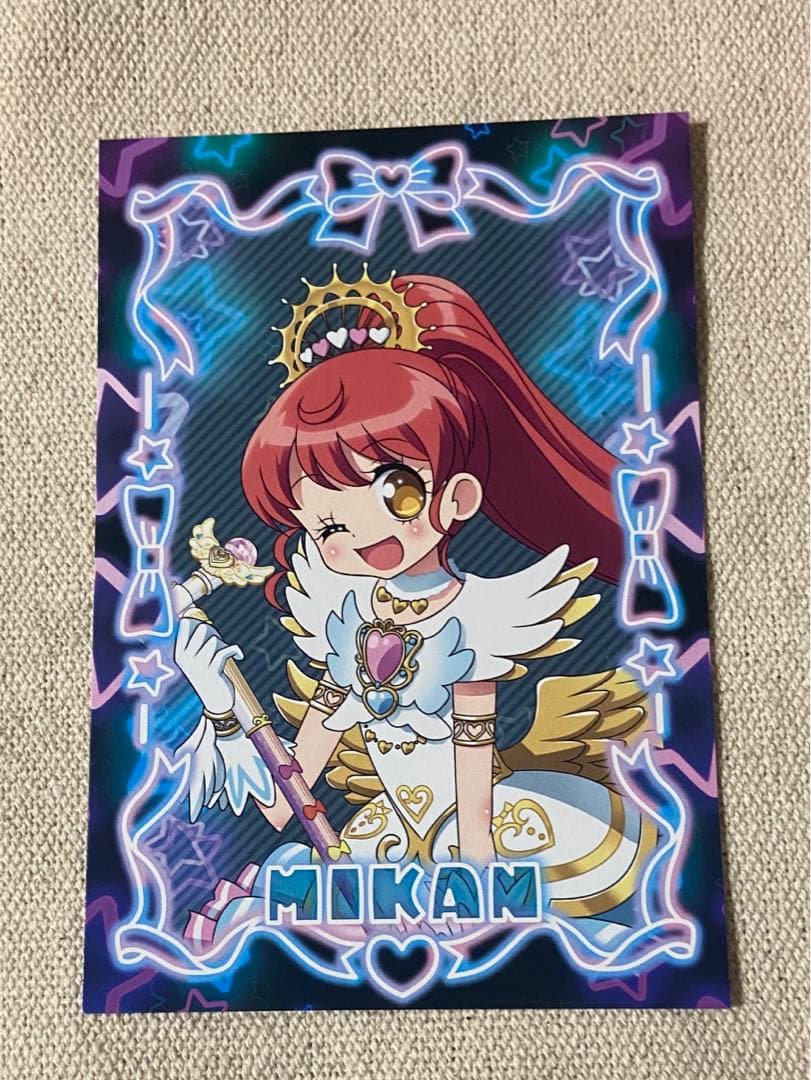 大プリパラ展 プリパラ サイリウムチェンジポストカード 白玉みかん