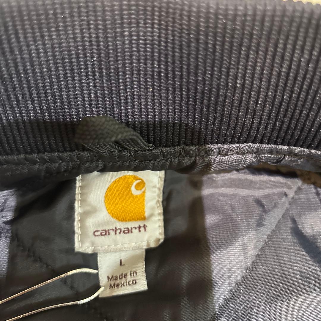 希少グレー・Lサイズ】カーハート ダックベスト V02 029 メキシコ製