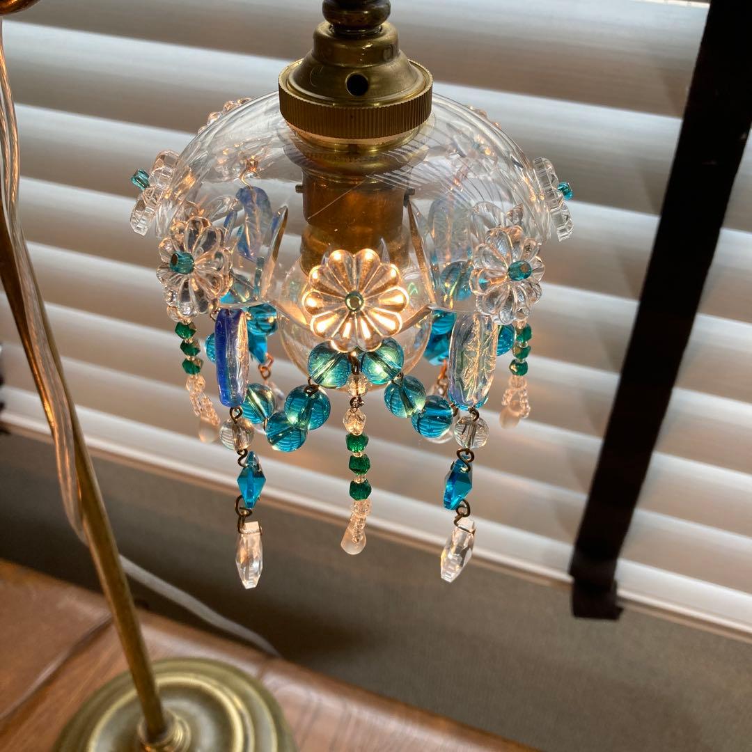 ミニシャンデリア 1920年 フランスアンティーク （ブルーウランの世界