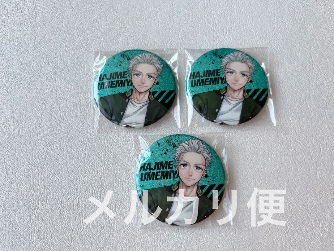 WIND BREAKER展 梅宮一 グリッター缶バッジ ウィンブレ展 - メルカリ