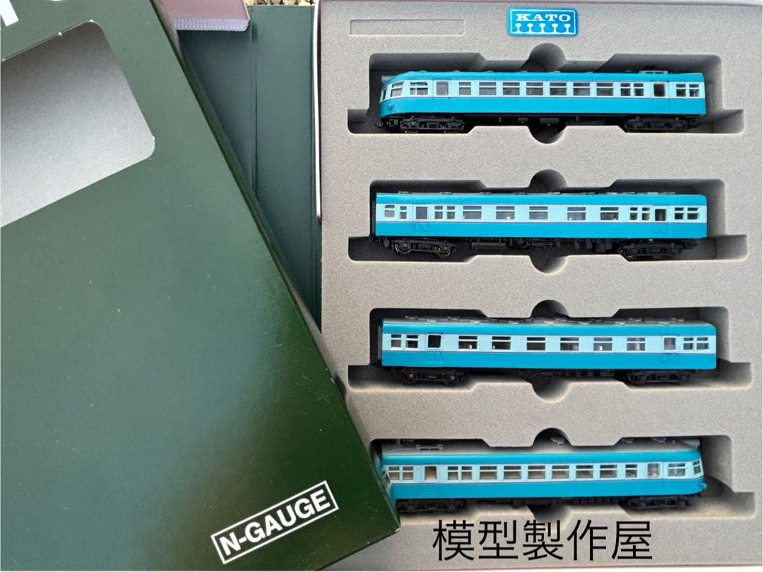 広窓流電モハ52 アイスキャンディー色 KATO改造 4両セット 他サイト