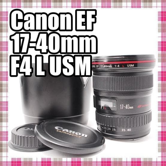 ✨高級レンズ✨訳アリ特価✨Canon EF 17-40mm F4 L USM Amazon.com : Canon EF 17-40mm f/4L USM Lens with Pro Filter