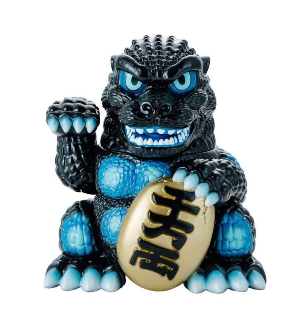 未来に帰る 招きゴジラ 青　ソフビ　godzilla Yahoo!オークション -「(青 ブルー)」(ゴジラ) (ゴジラ、怪獣)の落札