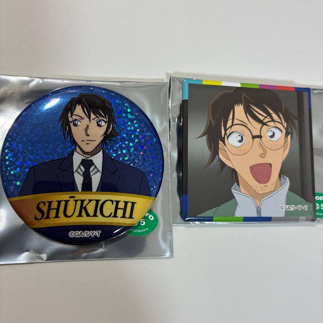 名探偵コナン コナン展 アニコナ展 缶バッジ スクエア缶バッジ 羽田