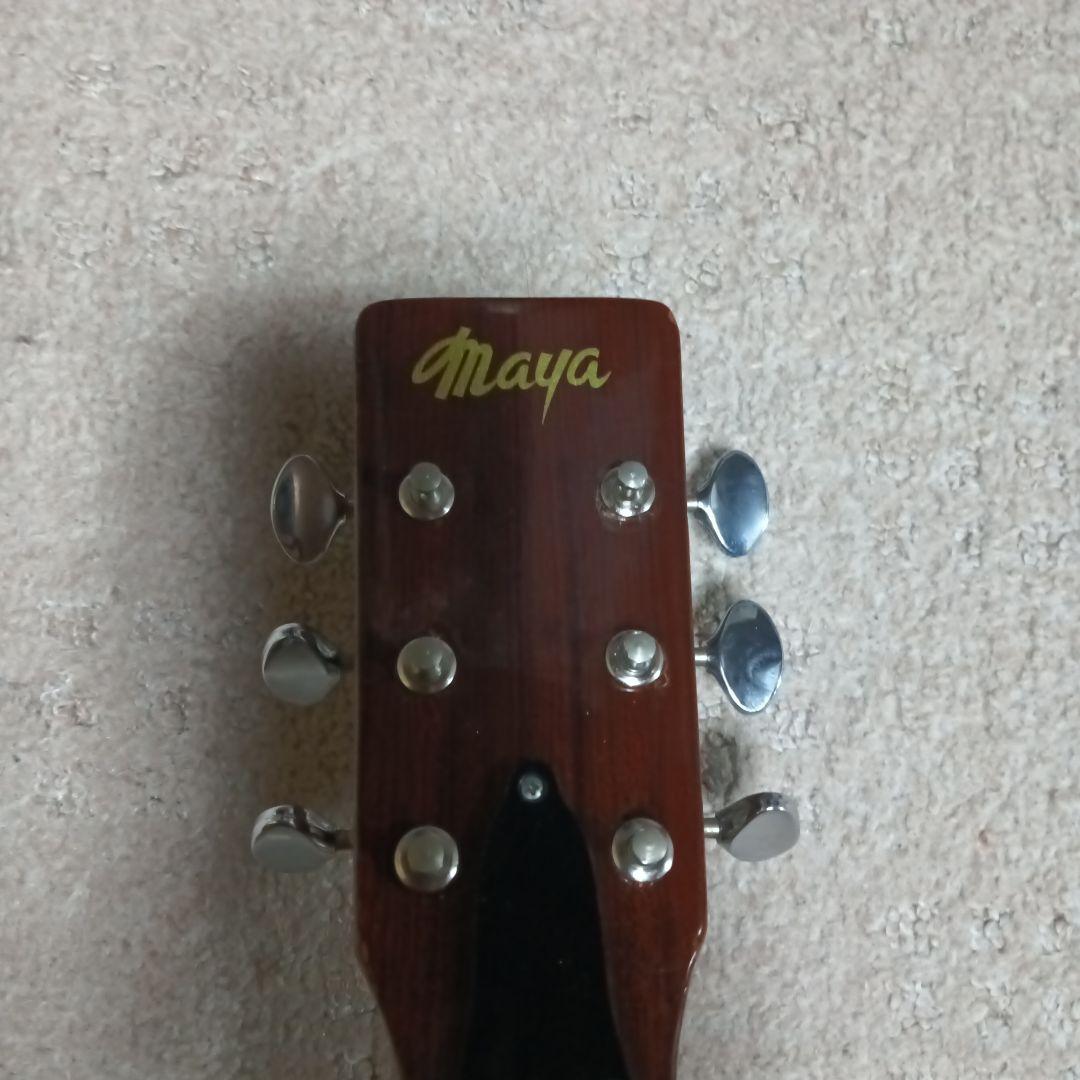 Maya F301 ジャパンヴィンテージギター(ペグ修理必要)弦おまけ付き