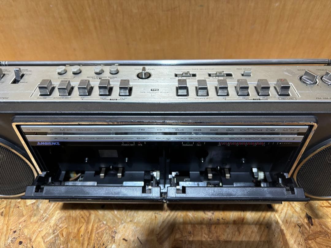 昭和レトロ ダブル ラジカセ RX-D30 ナショナル national - メルカリ