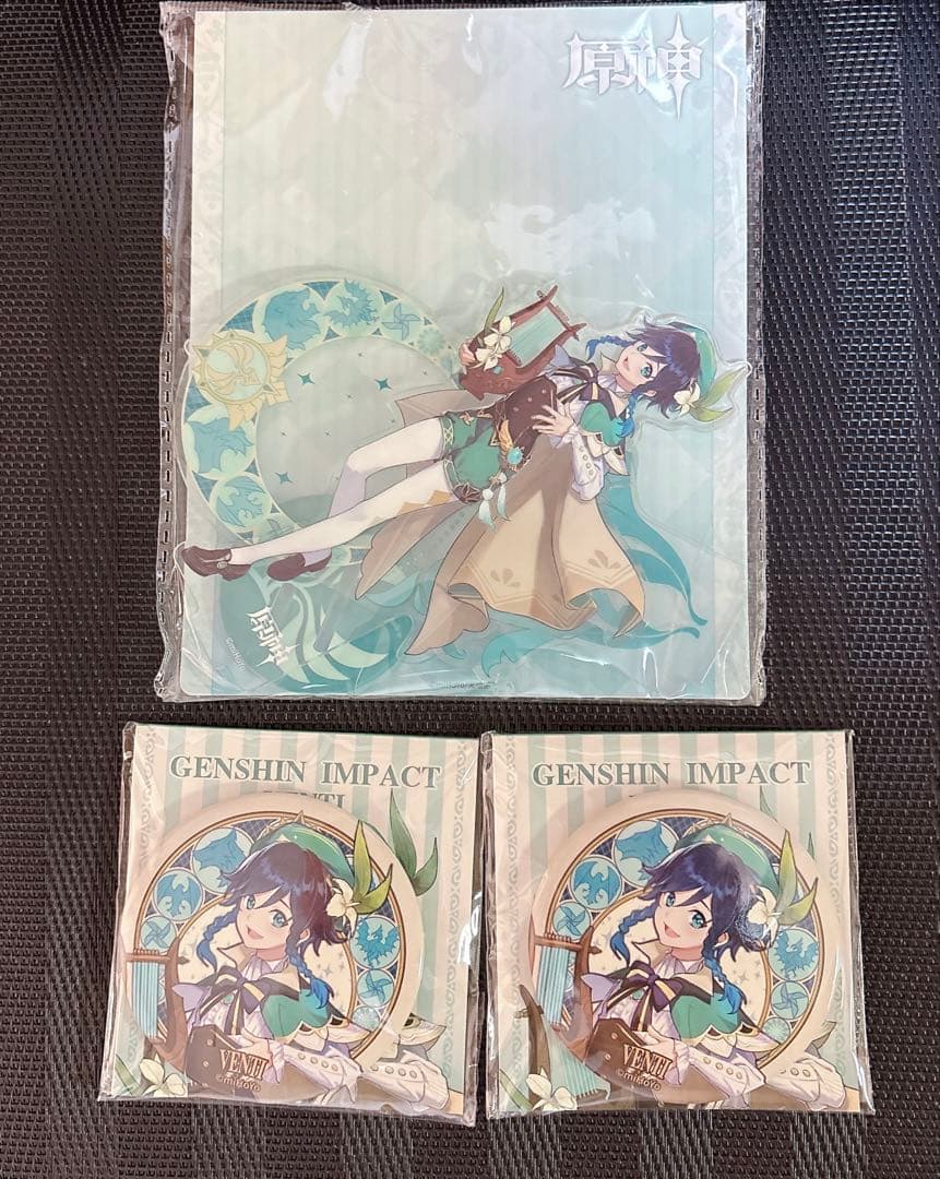 原神 ウェンティ アクリルスタンド 缶バッジ - メルカリ