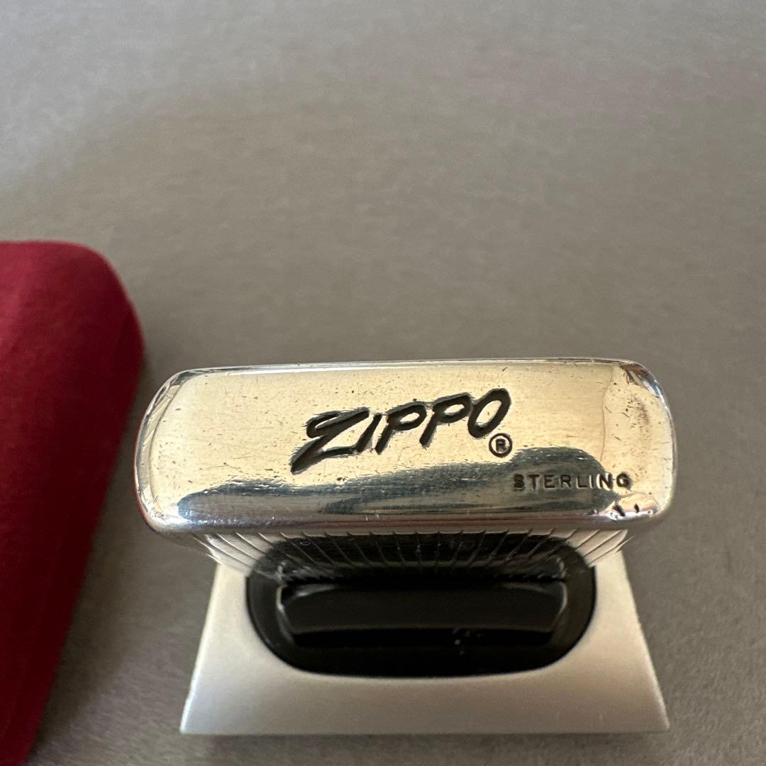 値下げ❗️激レアビンテージZIPPOスターリングシルバー エンジンターン