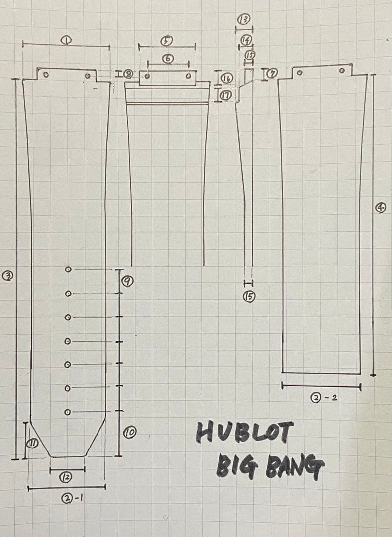 ✏️bt9様専用 HUBLOT専用レザーベルト・オーダー製作 - メルカリ
