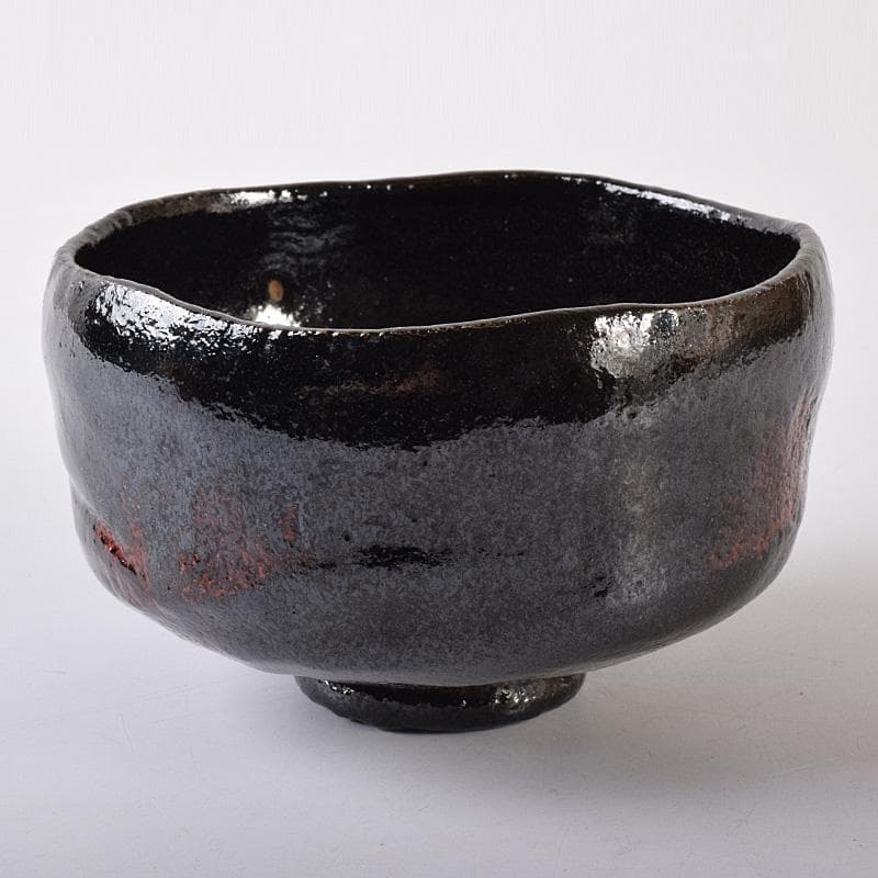 M5 様専用 楽吉左衛門 九代了入作 黒楽茶碗 銘「曙」 極め箱 M R8071