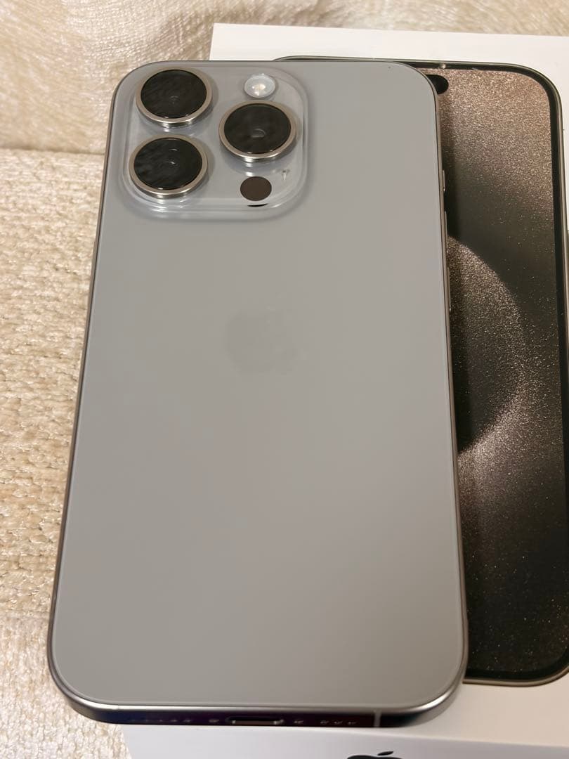 【美品】iPhone15pro 256GBナチュラルチタニウム SIMフリー iPhone15 Pro 256GB ナチュラルチタニウム SIMフリー 中古 本体 良品
