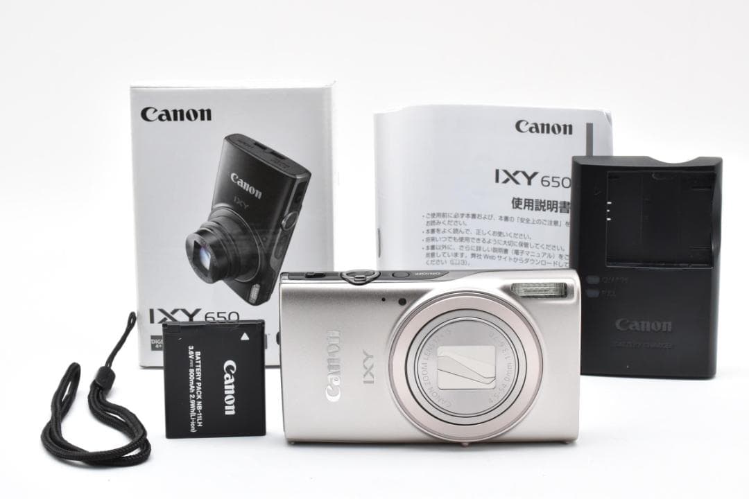 【美品 元箱付き】キャノン Canon IXY650 キヤノン（Canon） CANON IXY 650 シルバー コンパクトデジタルカメラ