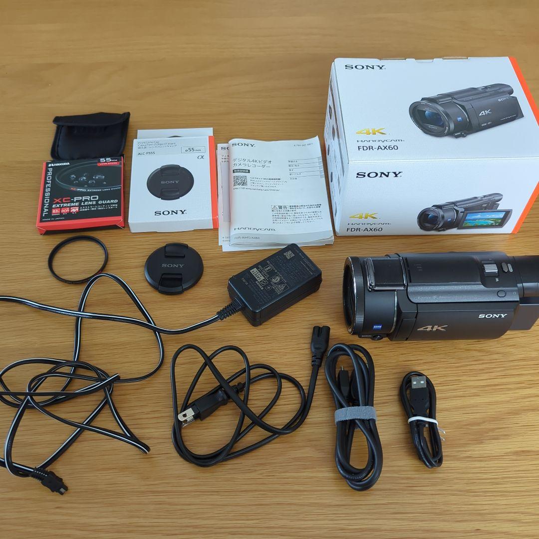 SONY FDR-AX60 4Kビデオカメラ 本体 アクセサリーセット SONY FDR-AX60を徹底レビュー。手ブレしないおすすめの4Kビデオカメラ