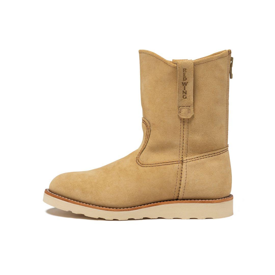 靴 HUMAN MADE x RED WING Pecos \"Beige\"