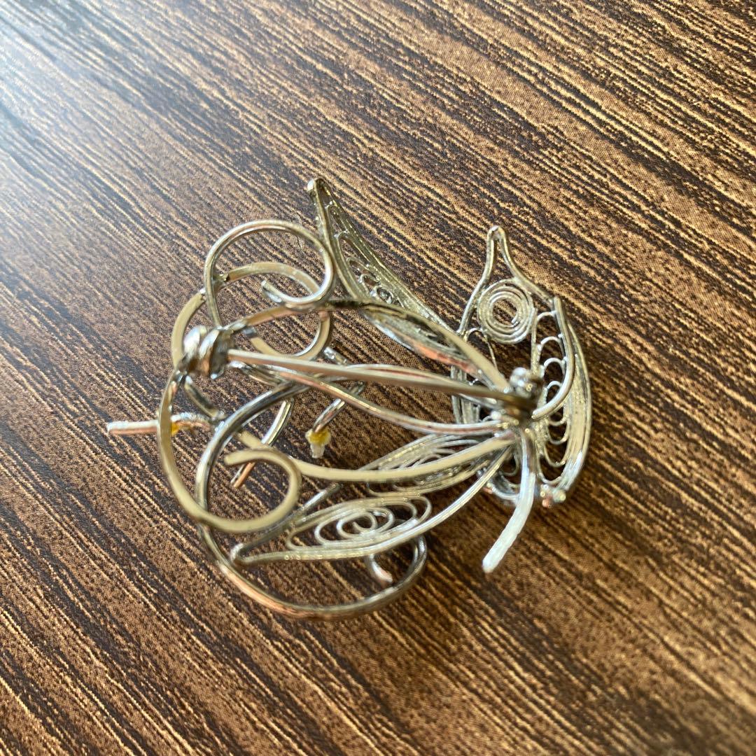 リーフモチーフ シルバーブローチ 6.2g - メルカリ