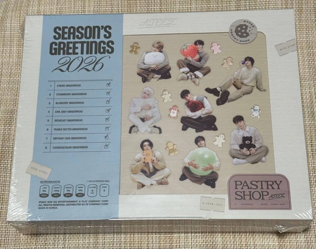 ATEEZ シーグリ 2026 未開封 ATEEZ シーグリ 2026 未開封 yes24 ジョンホ トレカ - メルカリ