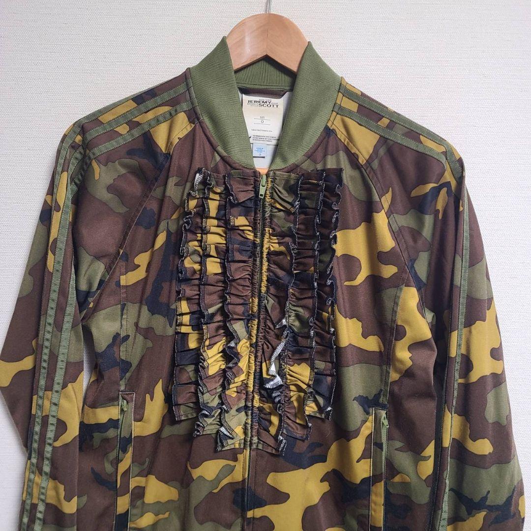 adidas × JEREMY SCOTT フリル カモフラ トラックジャケット - メルカリ