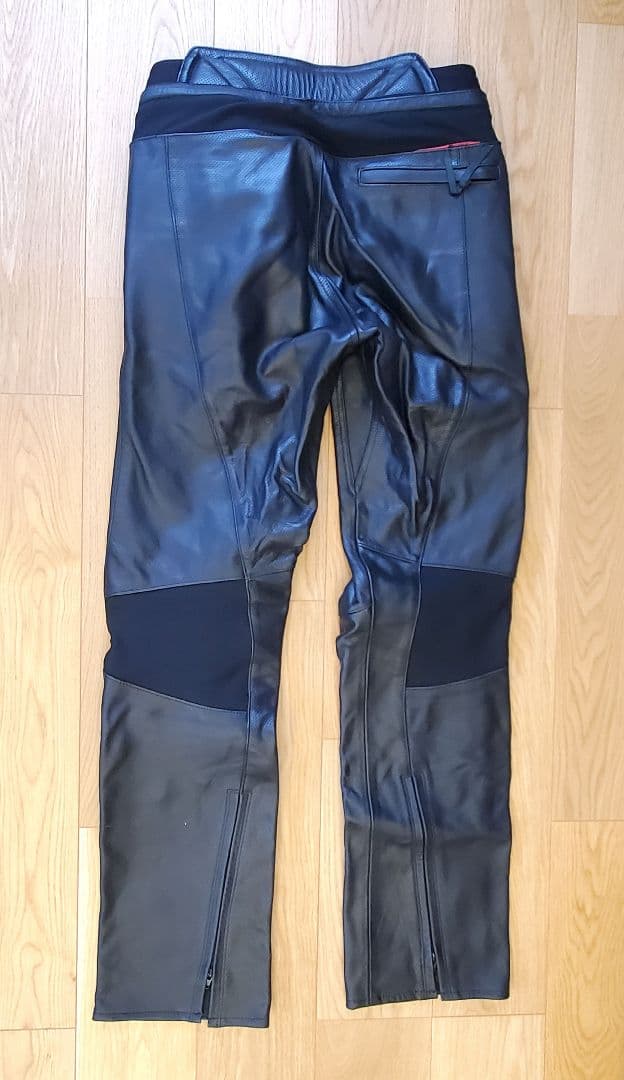 HYOD 本革パンツ 裏メッシュ 黒 3L