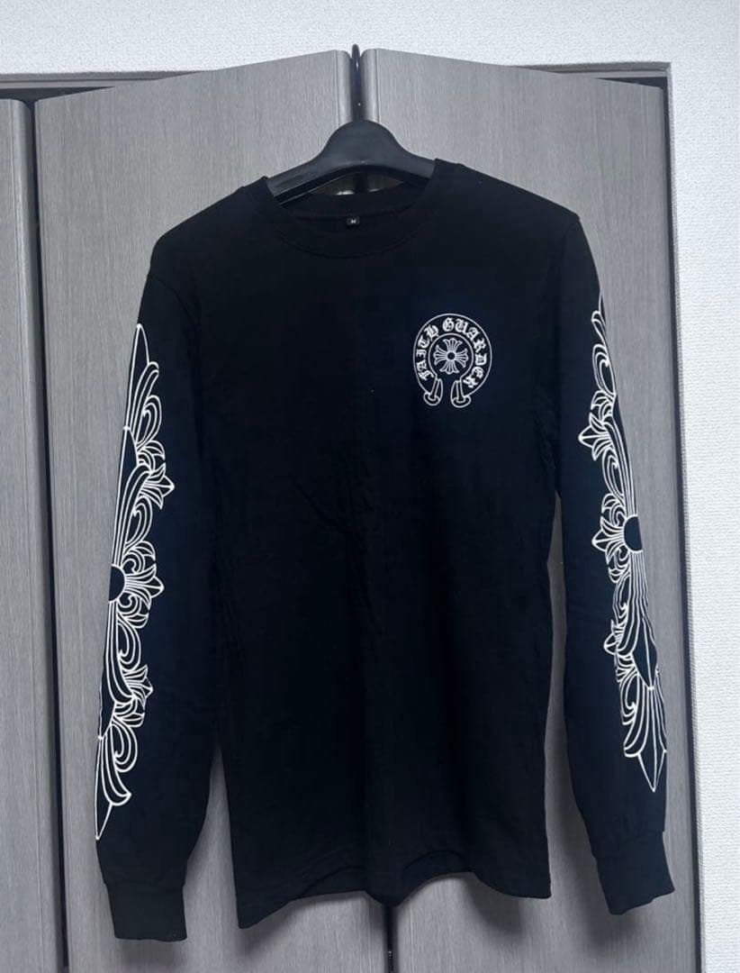 クロム　Tシャツ クロムハーツロングTシャツセメタリークロスブラック|クロムハーツ通販