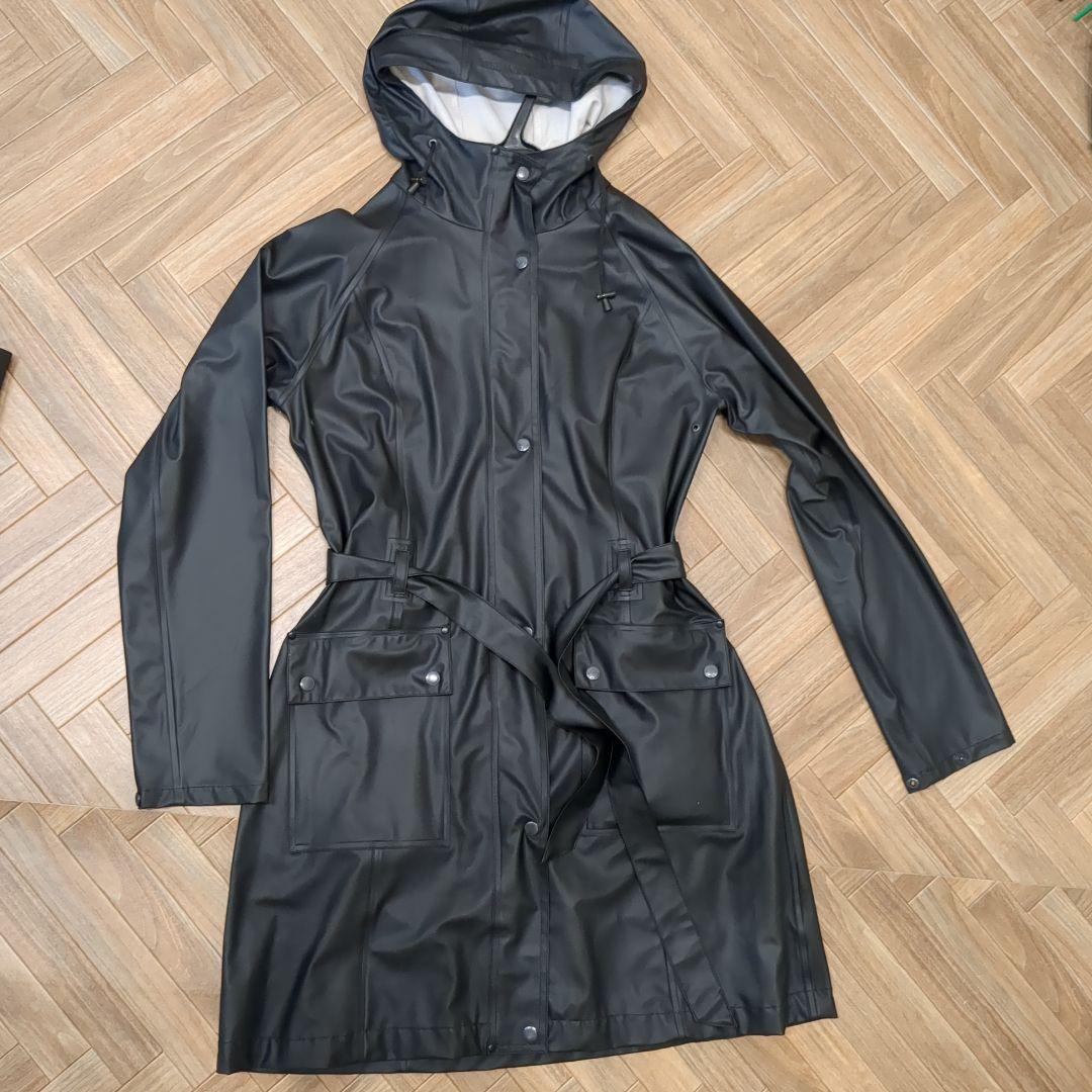 ILSE JACOBSEN ブラックレインコート38 ILSE JACOBSEN ブラックレインコート38 - メルカリ