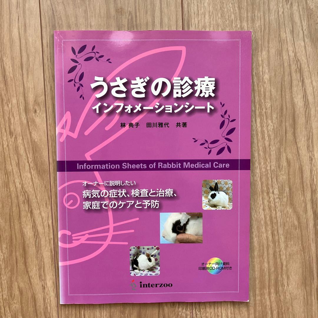 うさぎの診療 インフォメーションシート ホワイトタイガーとブラックタイガー うさぎ病院のお薬手帳&診察券