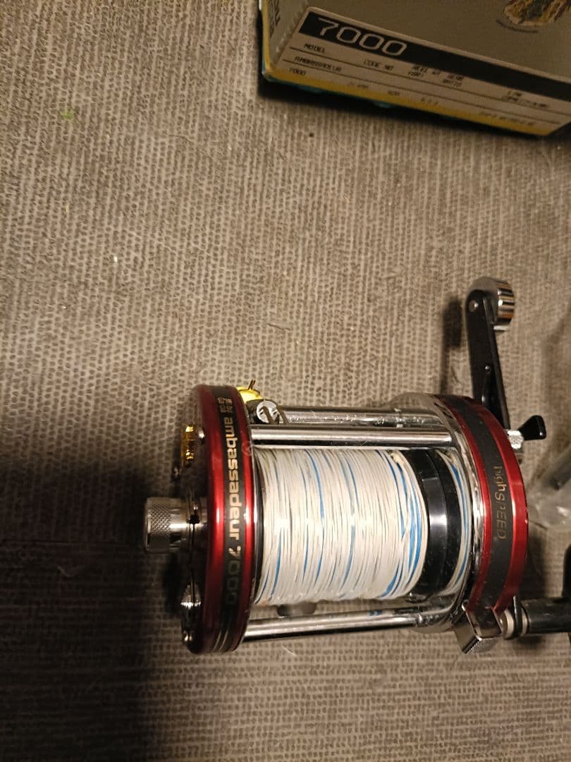 名機Abu Ambassadeur7000 赤 マミヤOP期 箱・付属品完備 - メルカリ