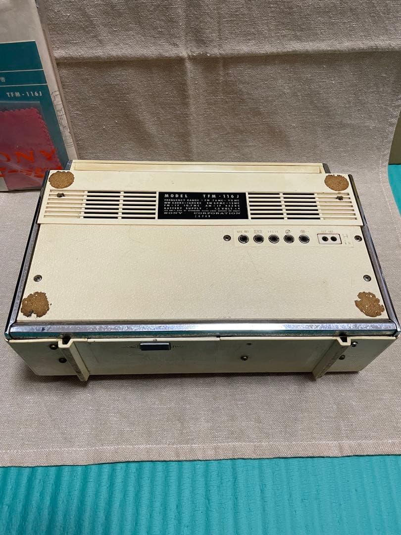 SONY 昭和39年販売 トランジスタラジオ TFM116J - メルカリ
