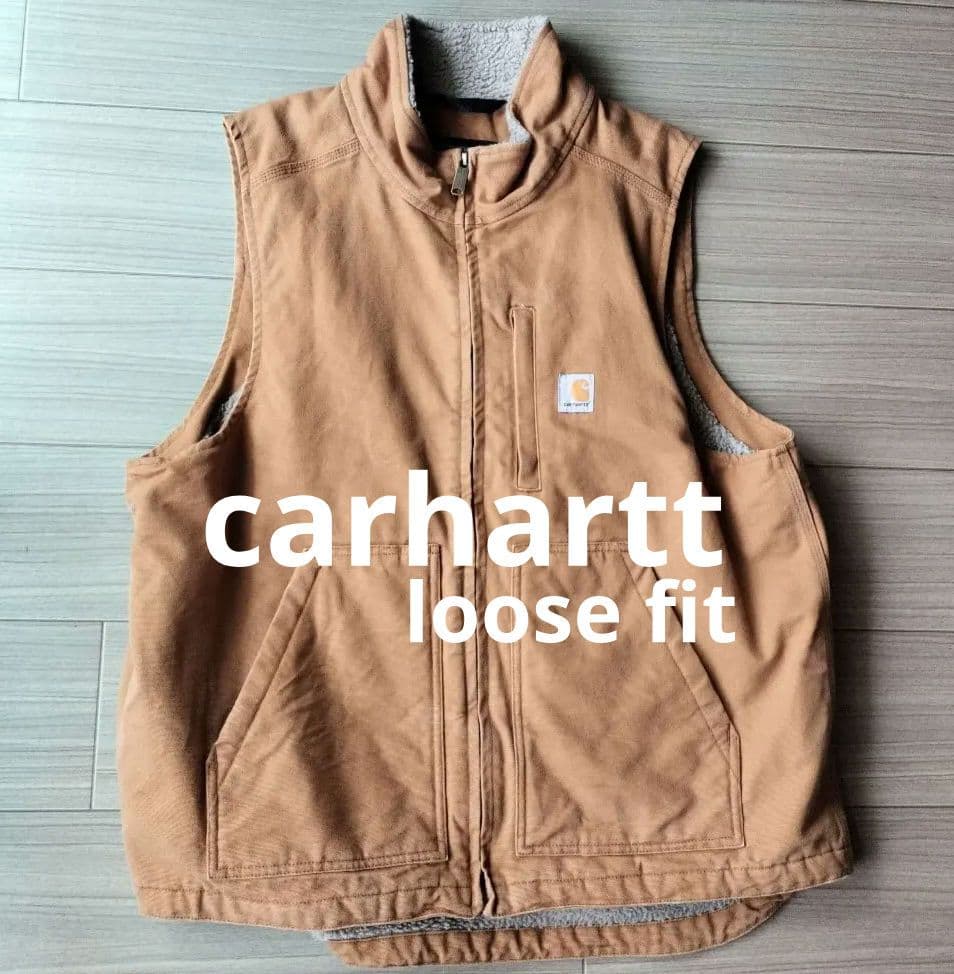 Carhartt ダックベスト Lルーズシルエット 楽天市場】【ワケありアウトレット】Carhartt カーハート ベストメンズ