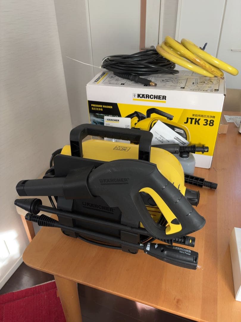 KARCHER 高圧洗浄機 JTK 38 本体　セット一式 Amazon | ケルヒャー 家庭用高圧洗浄機 JTK38 | 高圧洗浄機本体