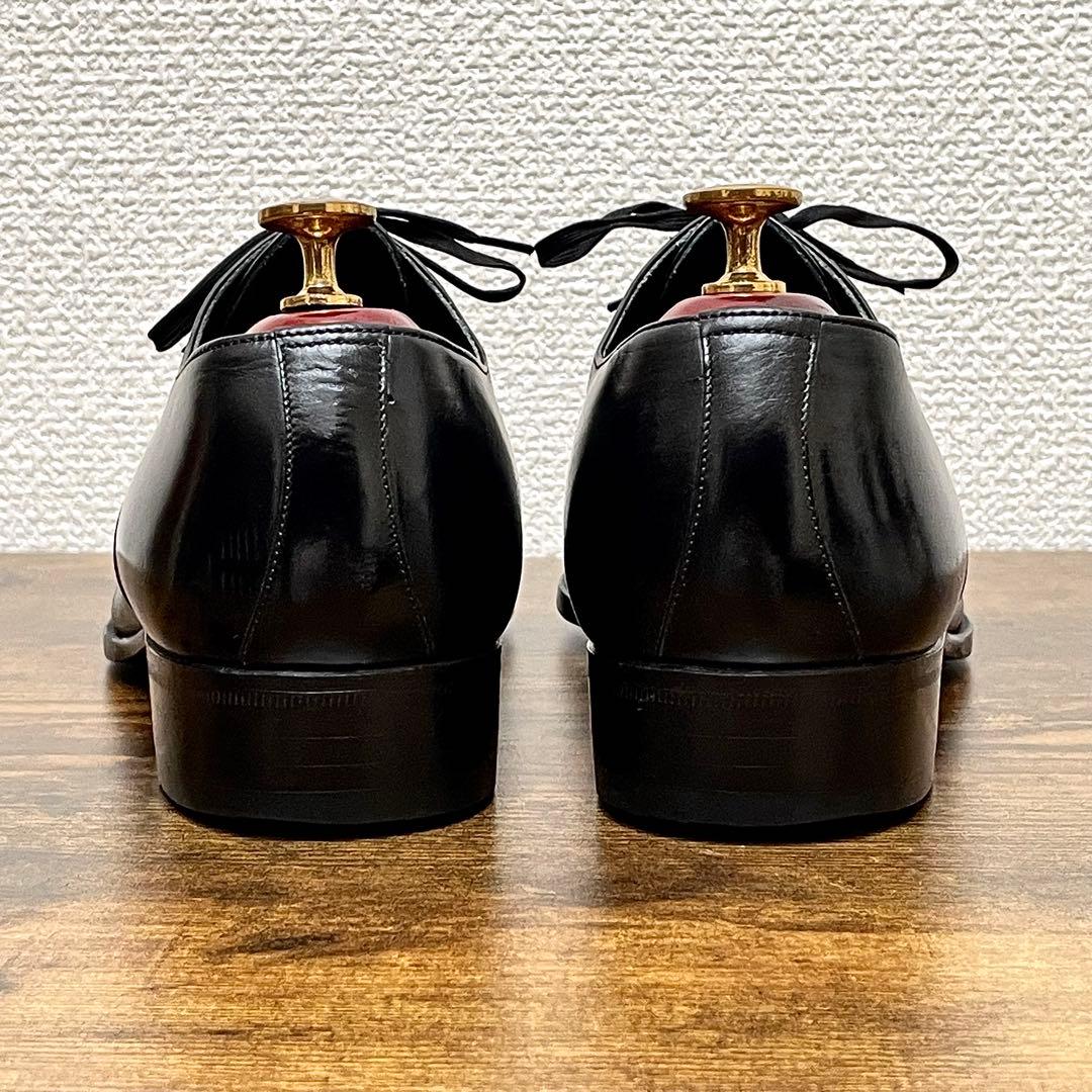 良品✨️【Marelli】マレリー ストレートチップ ブラック 25.5EE 革靴