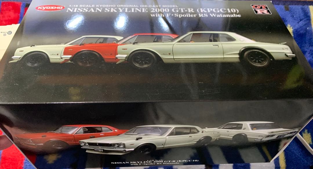 1/18 スカイラインGT-R ハコスカ Fスポイラー RS ワタナベホイール