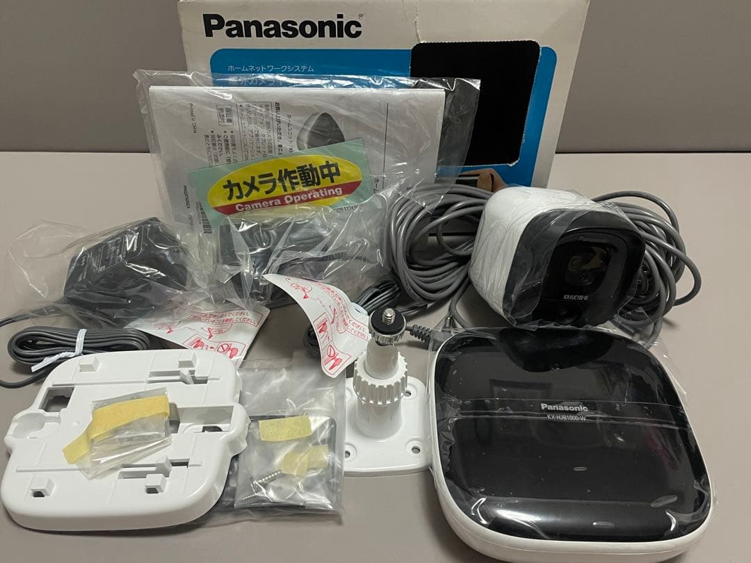 未使用 Panasonic 防犯カメラセット 屋外カメラキット 見守りカメラ Panasonic（パナソニック） 防犯カメラ Panasonic VL-WD813K 監視