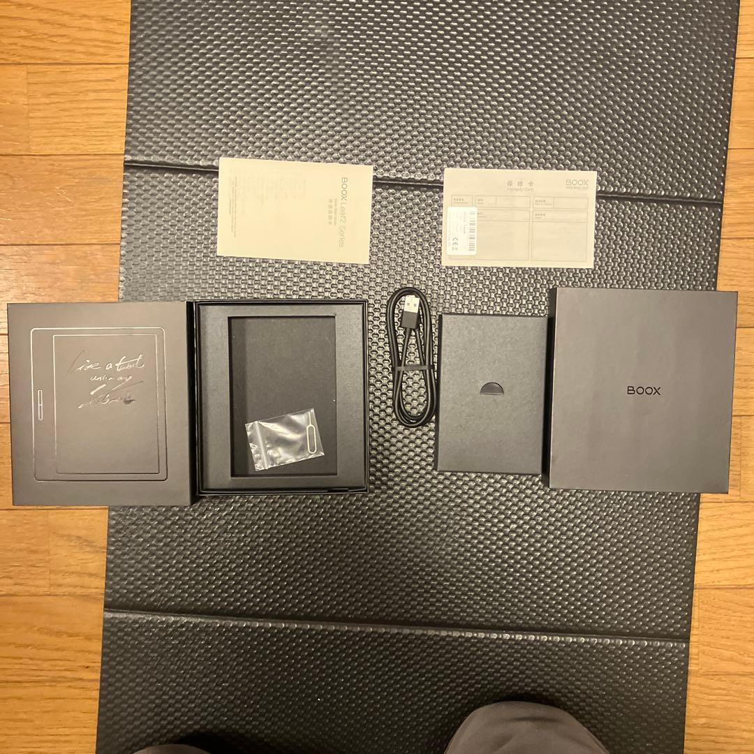BOOX Leaf 2 7インチ 電子ペーパー EInk Android 箱あり 7型E Ink画面のAndroidタブレット「BOOX Leaf2」、機能向上で使い