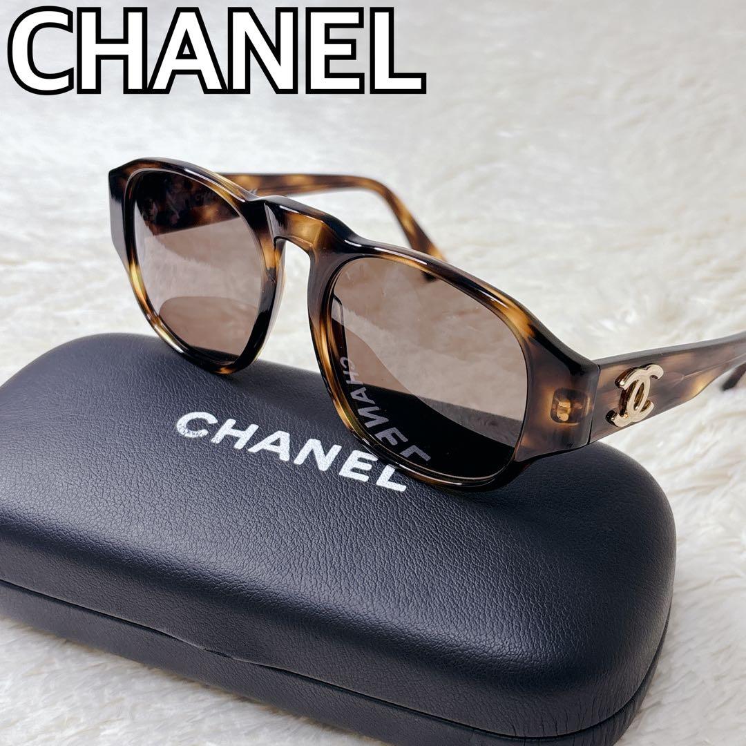 美品✨CHANEL サングラス ココマーク ゴールド金具 べっ甲柄 レディース CHANEL（シャネル） 良品◎CHANEL 04151 91235 ココマーク べっ甲柄