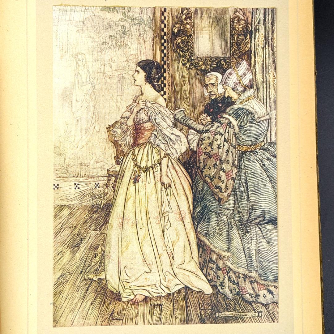 希少な初版 アーサー・ラッカム挿画本『ウンディーネ』1909年 全図15枚