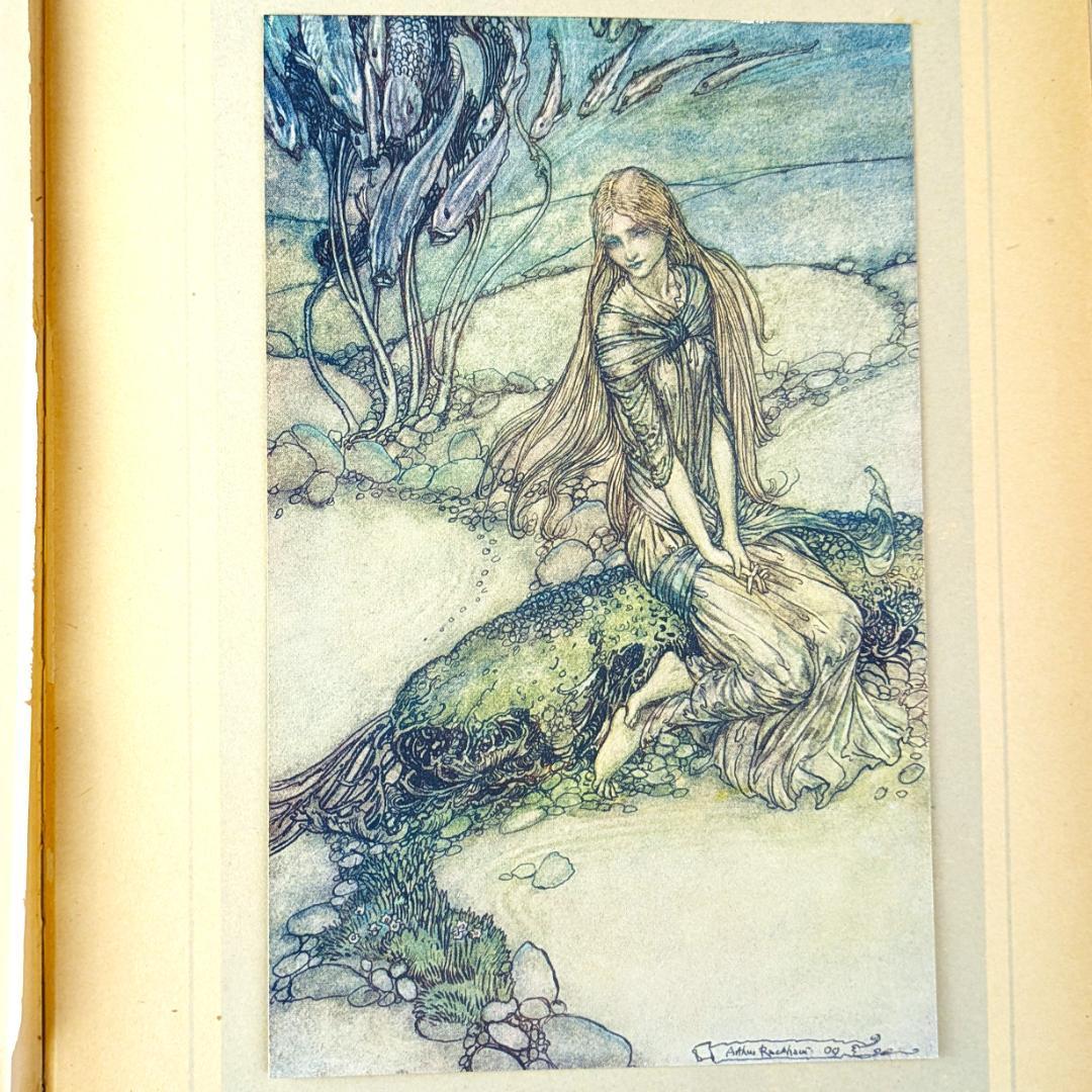 希少な初版 アーサー・ラッカム挿画本『ウンディーネ』1909年 全図15枚