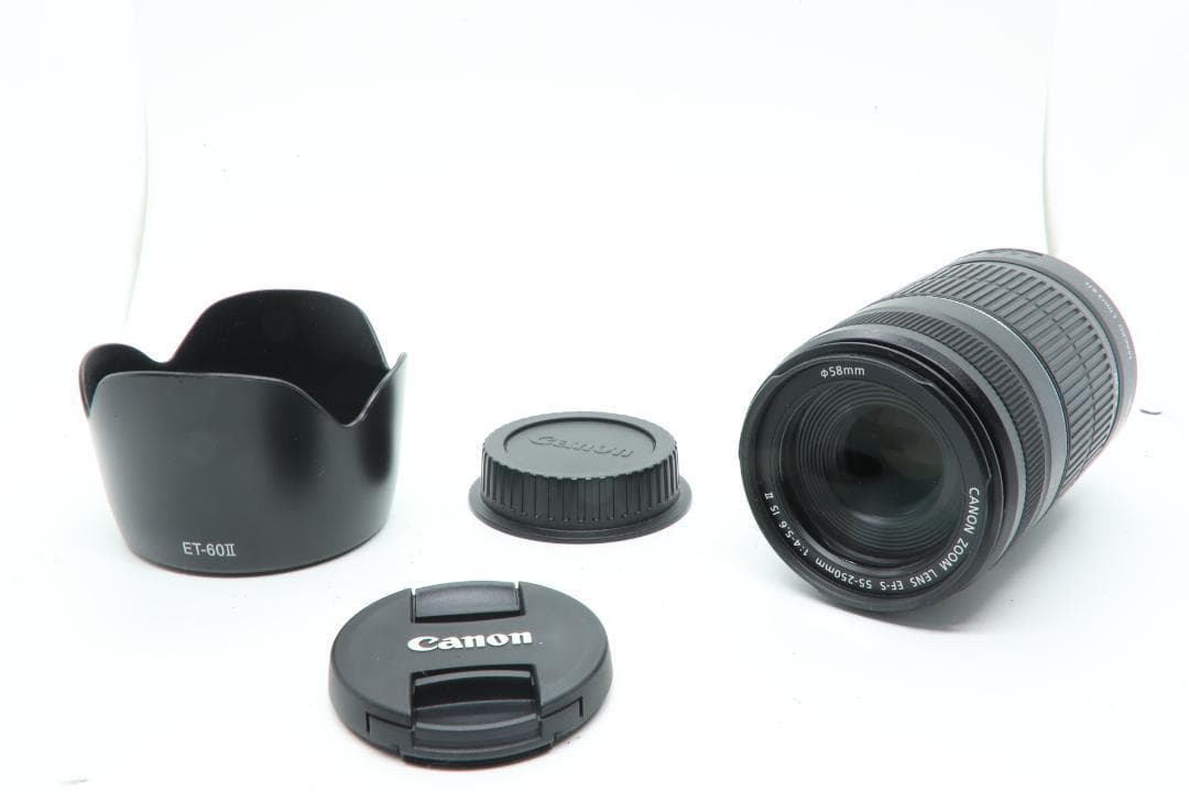 【P2099】 Canon EF-S 55-250 4-5.6 IS Ⅱキャノン Amazon.co.jp: (白箱)EF-S55-250mm F4-5.6 IS II(#) : 家電＆カメラ