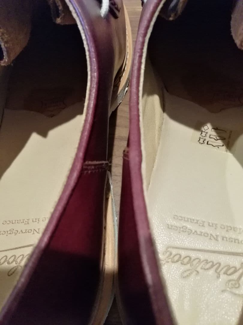 Parabootミカエル バーガンディ27.5cm 箱、シューズ袋無し値下げ不可