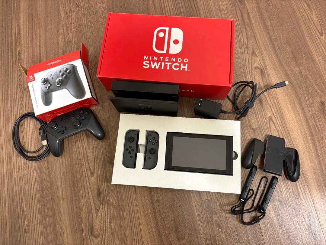 Nintendo Switch 本体 グレー Proコントローラー付き Switch2】プロコン（Proコントローラー）がAmazonで予約受付中。収納
