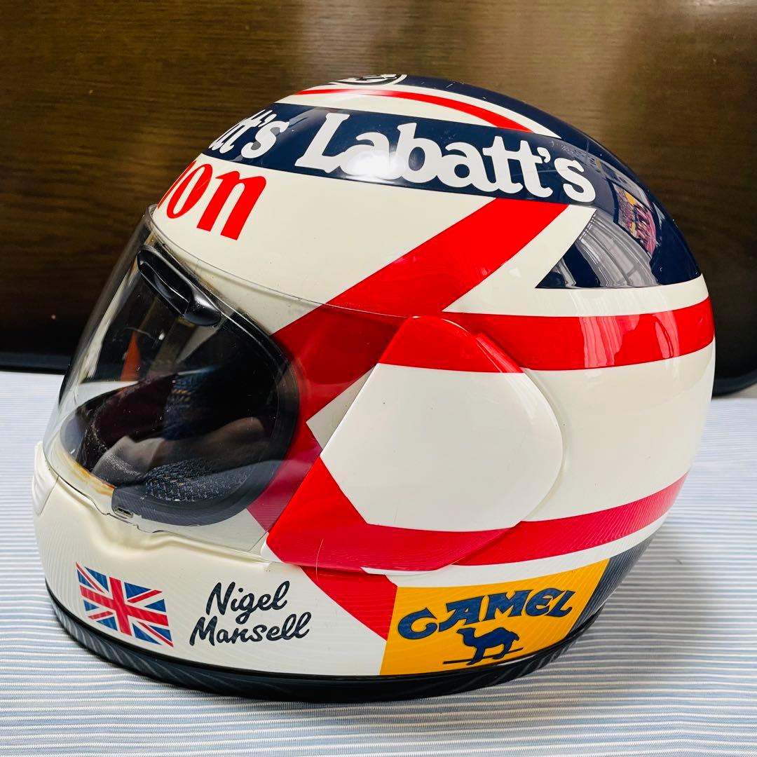 Arai ナイジェル マンセル ヘルメット 59-60cm(観賞用) - メルカリ