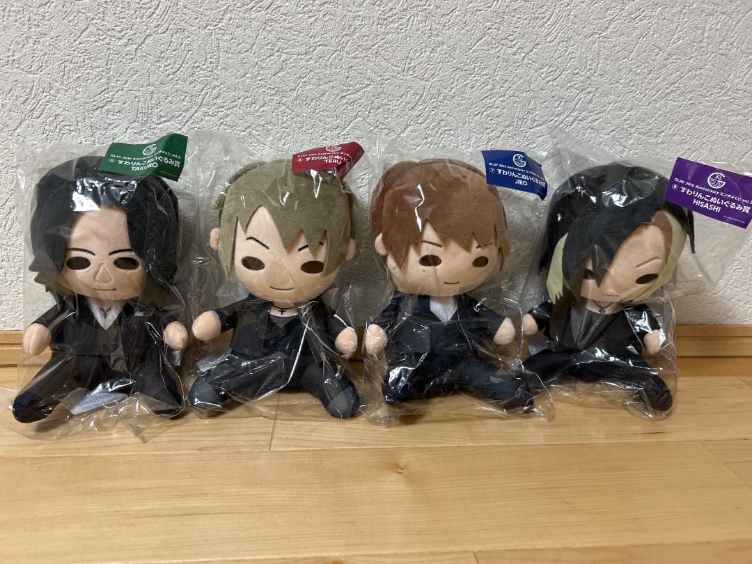 GLAY 一番くじTERU HISASHI すわりんこぬいぐるみセットGLAY 1番くじ