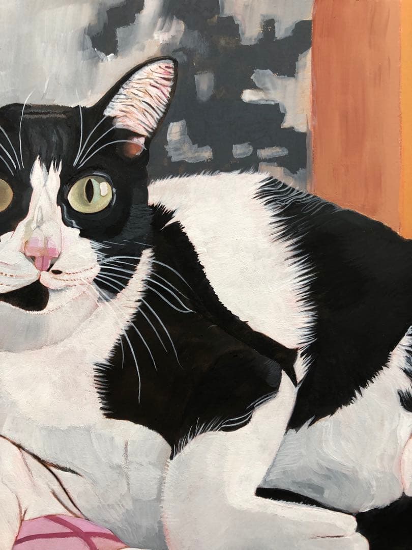 原画「ウメ12」《＋猫イラスト３枚無料プレゼント！》