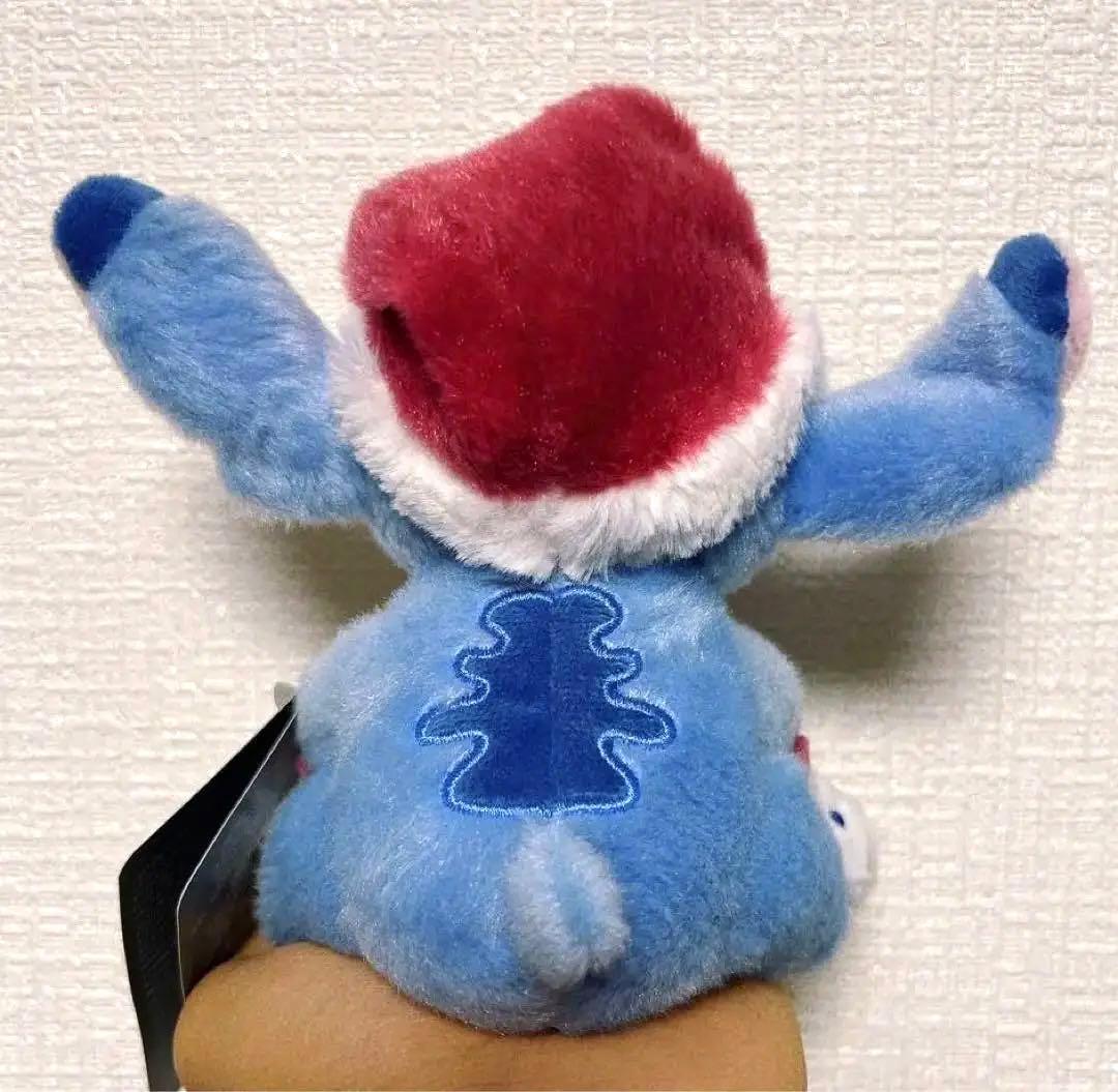 現地購入☆正規品】スティッチ クリスマスぬいぐるみキーホルダー 香港