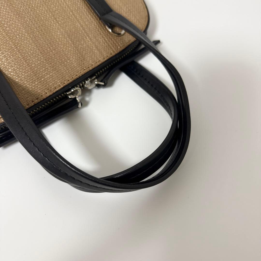 24時間以内発送】VASIC ラフィア トートバッグ ショルダーバッグ