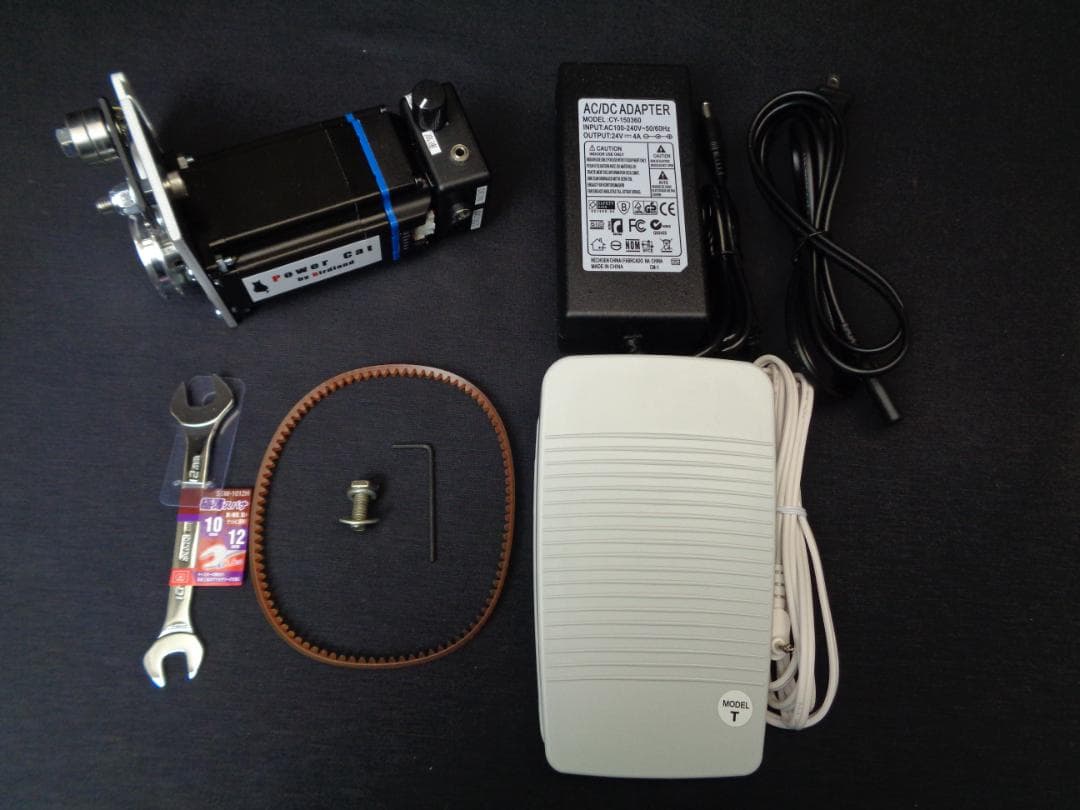 超強力 ミシンモーター 小型DCモーター 新型パワーキャット 極低速〜中