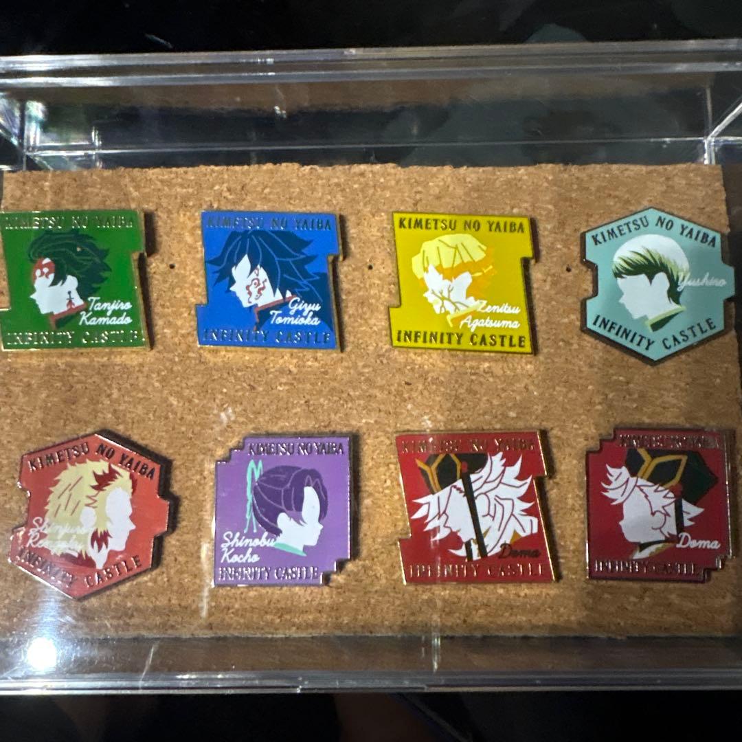 鬼滅の刃 無限城編　ピンズ キャラクターモチーフピンズ 第二弾 コンプリート 鬼滅の刃 劇場版