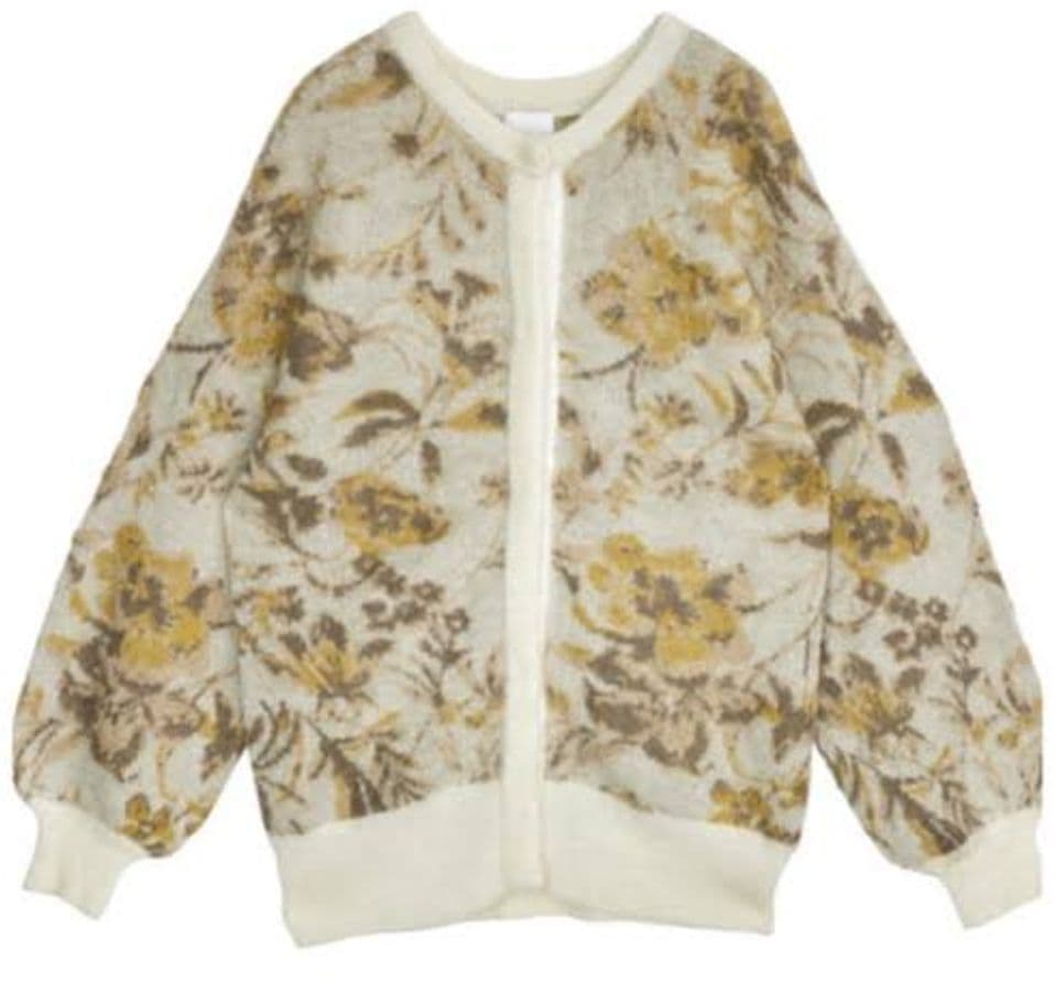 【入手困難】AMERI◆STUDIOUS別注 モヘア混 カーディガン厚手 COTTON WASHI KNIT ｜ オーバーサイズニット