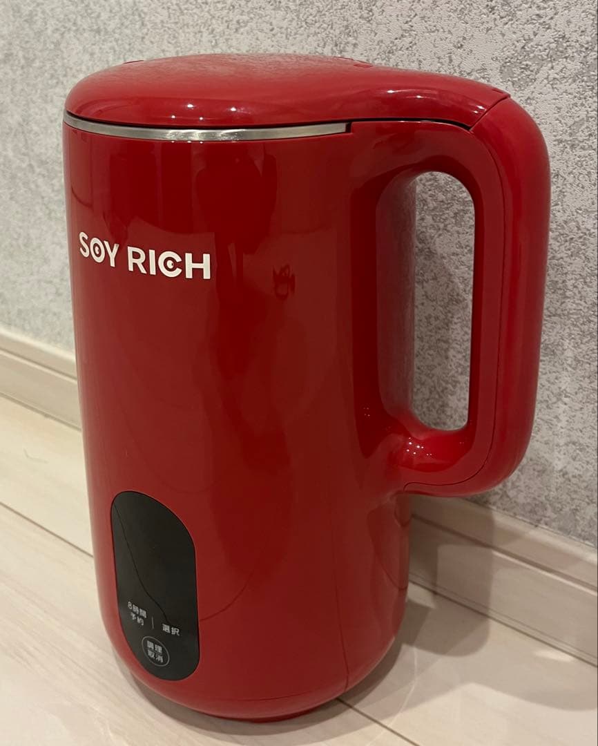 新品未使用品】ソイリッチ SOY RICH 豆乳メーカー ローズレッド - メルカリ