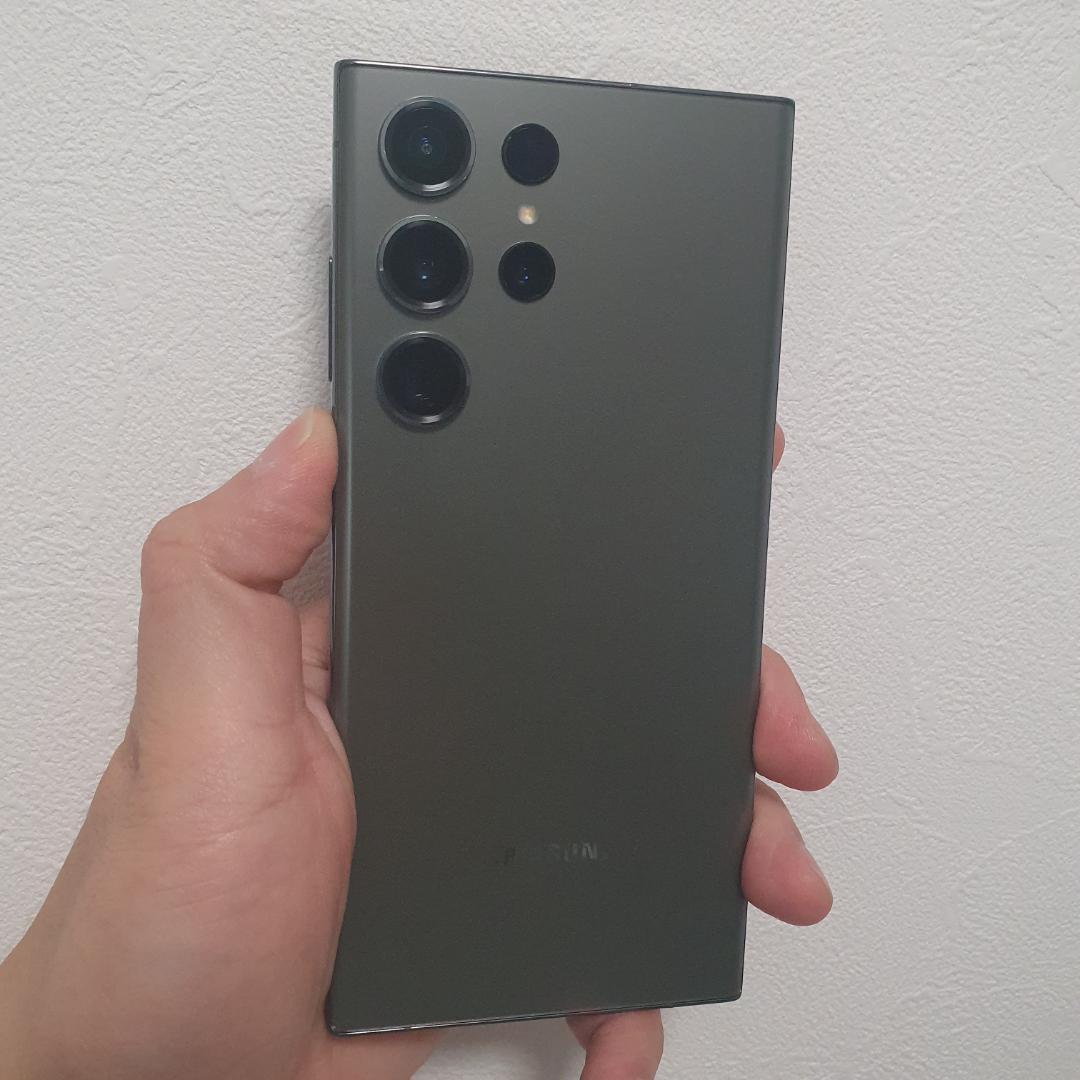 [833]Galaxy S23 ultra グリーン 512GB SIMフリー Galaxy S23 Ultra 本体 512GB SIMフリー SM-S918N グリーン Bランク