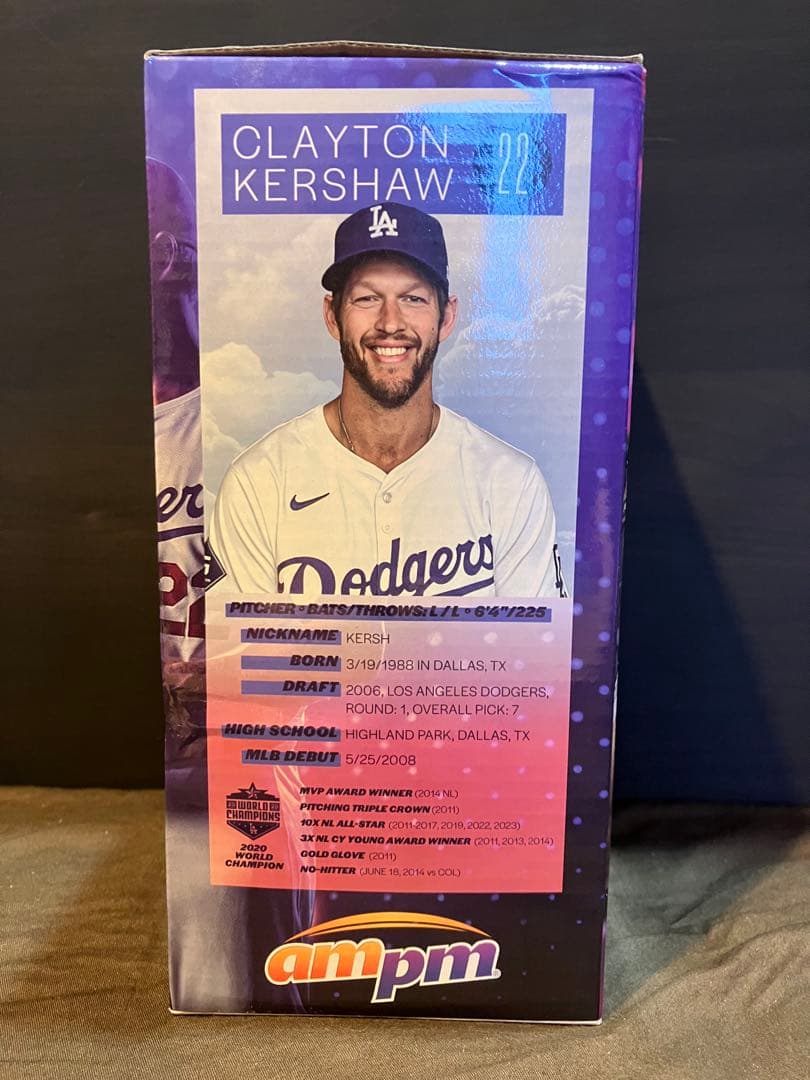 クレイトン・カーショウ (Clayton Kershaw) ボブルヘッド 未開封